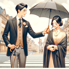 「紳士の心得：女性を魅了するエスコートのアート」